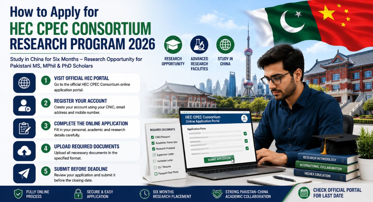 How to Apply for HEC CPEC Consortium Research Program 2026