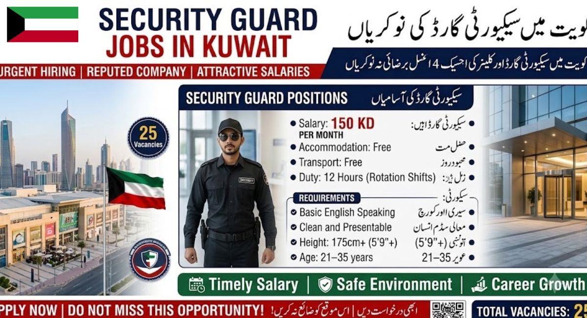 Security Guard Jobs in Kuwait Position